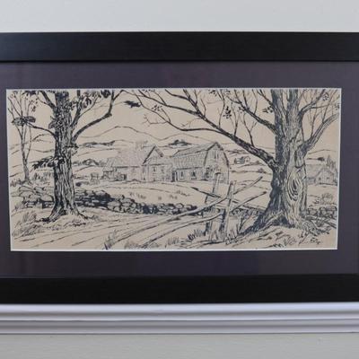 Framed and Bordered Artwork