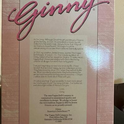 SEYMOUR MANN 27" PORCELAIN DOLL WITH NIB GINNY DOLL