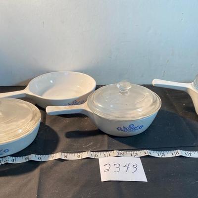 Cornflower Corning Ware