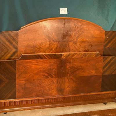 Vintage Walnut Bed Frame
