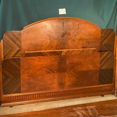 Vintage Walnut Bed Frame