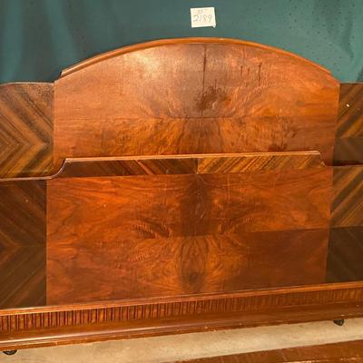Vintage Walnut Bed Frame