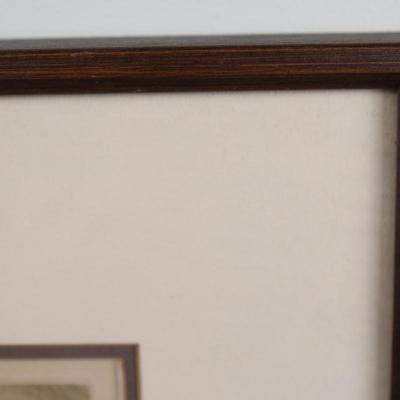 Signed CHRISTINE CHAGNOUX Framed Original Art
