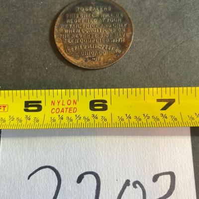 Vintage Palmolive Token