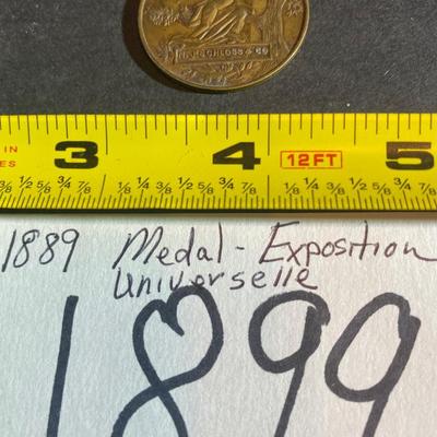 1889 Exposition Universelle Medal
