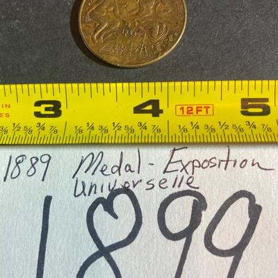 1889 Exposition Universelle Medal