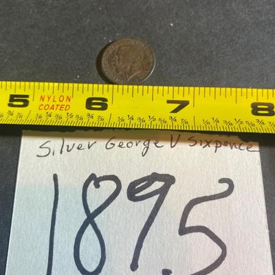 George V Sixpence