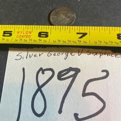 George V Sixpence