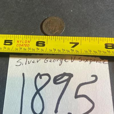George V Sixpence