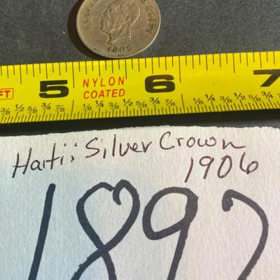 1906 Haiti Silver Crown