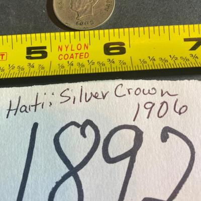 1906 Haiti Silver Crown