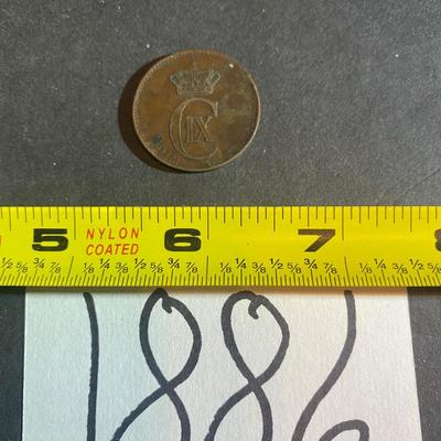 1875 Denmark 5 Ore