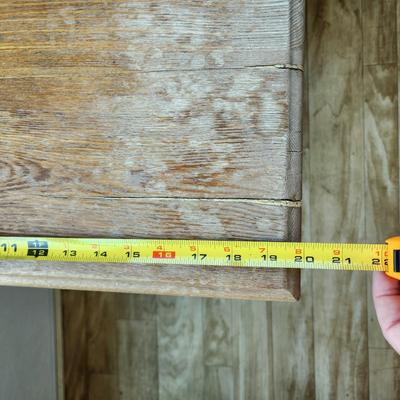 Antique Wood Table 20x20x27