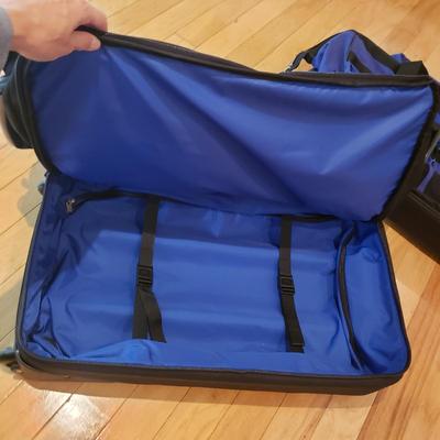 Two Identical L.L. Bean Traveler Rolling Bags (LLR-KD)