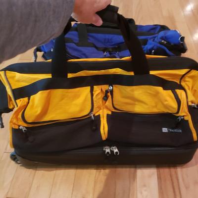 Two Identical L.L. Bean Traveler Rolling Bags (LLR-KD)