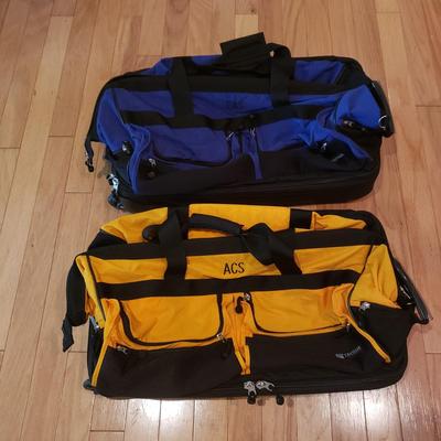 Two Identical L.L. Bean Traveler Rolling Bags (LLR-KD)