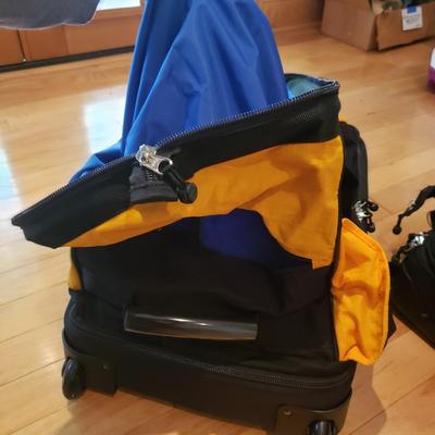 Two Identical L.L. Bean Traveler Rolling Bags (LLR-KD)