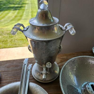 Massive Lot of Continental Silver Co Hammered Aluminum