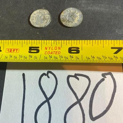 Vintage Kansas Sales Tax Tokens