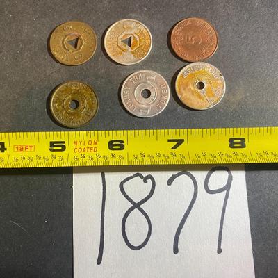 Vintage Tax Tokens