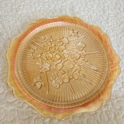 Large Collection Iris Herringbone Glassware Plates, Bowls, Cups, and More