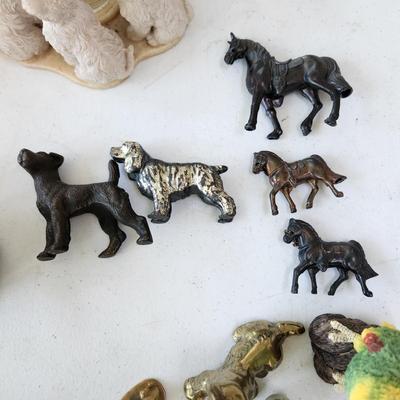 Lot of Collectables Figurines Dogs, Horses, Birds