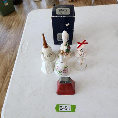 Lot of Collectible Hand Bells