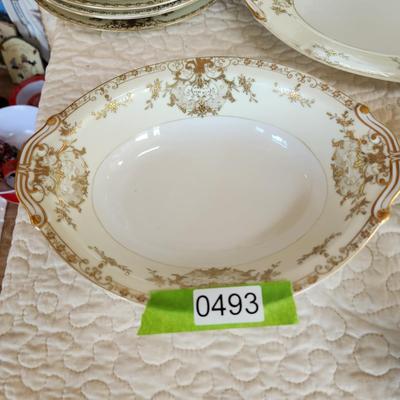 Collection of MM Japan China Cups Saucers Serving Plates Creamer Sugar and more