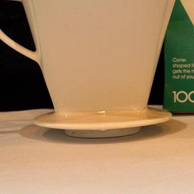 Melitta Porcelain Coffee Filter and Other Coffee Supplies (K-DZ)
