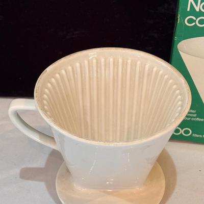 Melitta Porcelain Coffee Filter and Other Coffee Supplies (K-DZ)