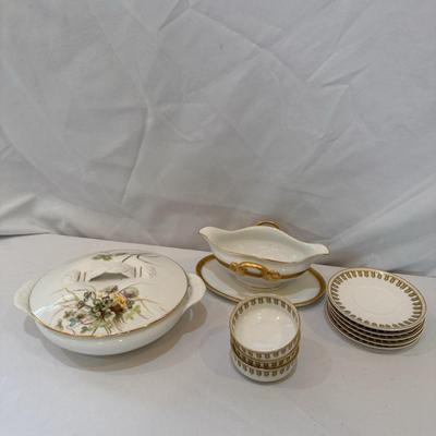 Haviland & Co Limoges, France Soup and Saucer China and More (K-DZ)