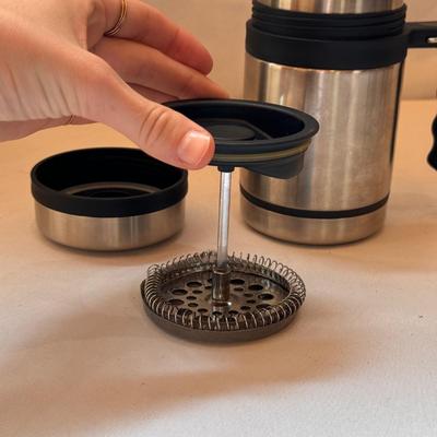 Nissan Stainless French Press, Thermos, Unbreakable Vacuum Bottle, and More (K-DZ)