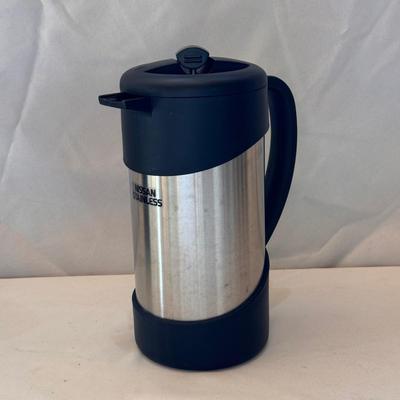 Nissan Stainless French Press, Thermos, Unbreakable Vacuum Bottle, and More (K-DZ)