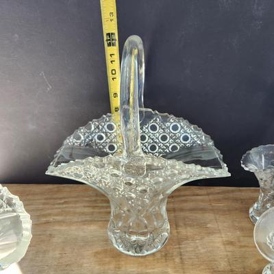 Lot of Glass Baskets