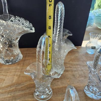 Lot of Glass Baskets
