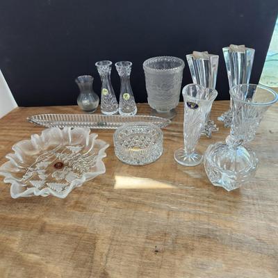 Mixed Lot of Collectible Glass Waltherglas, Shannon Crystal Royal Limerick Fenton