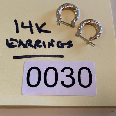 14k Gold Earrings