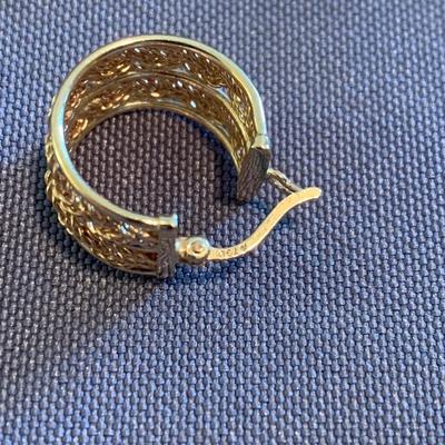 Pair of 18k Gold Earrings