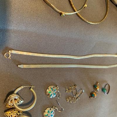Sterling Estate Jewelry Lot