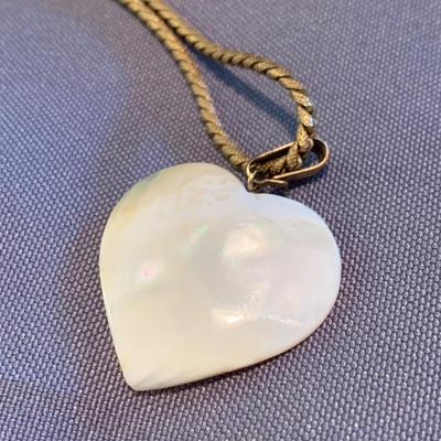 Miriam Haskell Necklace w/ Heart Pendant