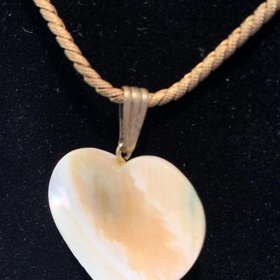 Miriam Haskell Necklace w/ Heart Pendant