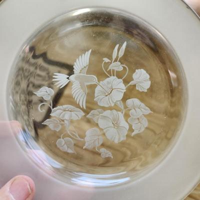Avon Hummingbird Collection , Plates, Glasses, bowl