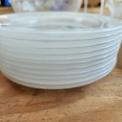 Avon Hummingbird Collection , Plates, Glasses, bowl