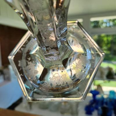 Mixed lot of vintage Glassware Vases, Plates, Covered Dishes, Pitchers and More