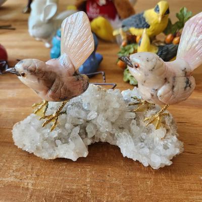 Collectible Lot Pfaltzgraff Atlanta Terrier Club, Rabbits Birds