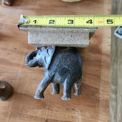 Collectible Lot , Dogs napkin Holders, Metal Elephant Birds, Teddy Bear, Frog