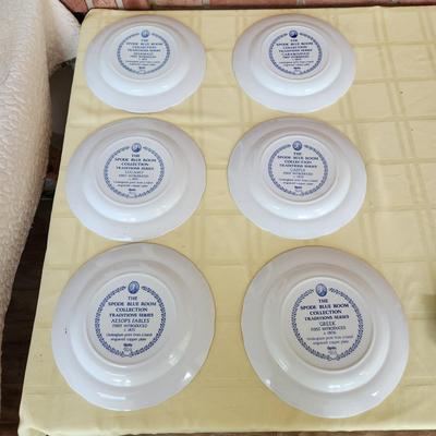 lot of 6 The Spode Blue Room Collection Series