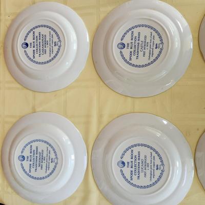 lot of 6 The Spode Blue Room Collection Series