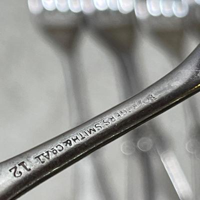 Lot 394 Silver Plate forks
