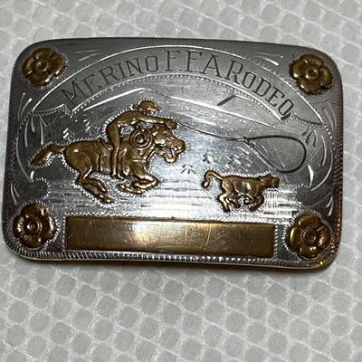 Lot 395 Rodeo Calf Roping Buckle award